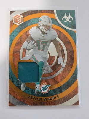 2022 Elements Jaylen Waddle Critical Mass Patch /50 No. CM-JW Miami Dophins