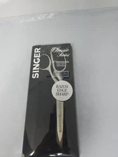 Vintage SINGER 8" Dressmaker Scissors Heavy D Knife Edge Classic Series 08-92 