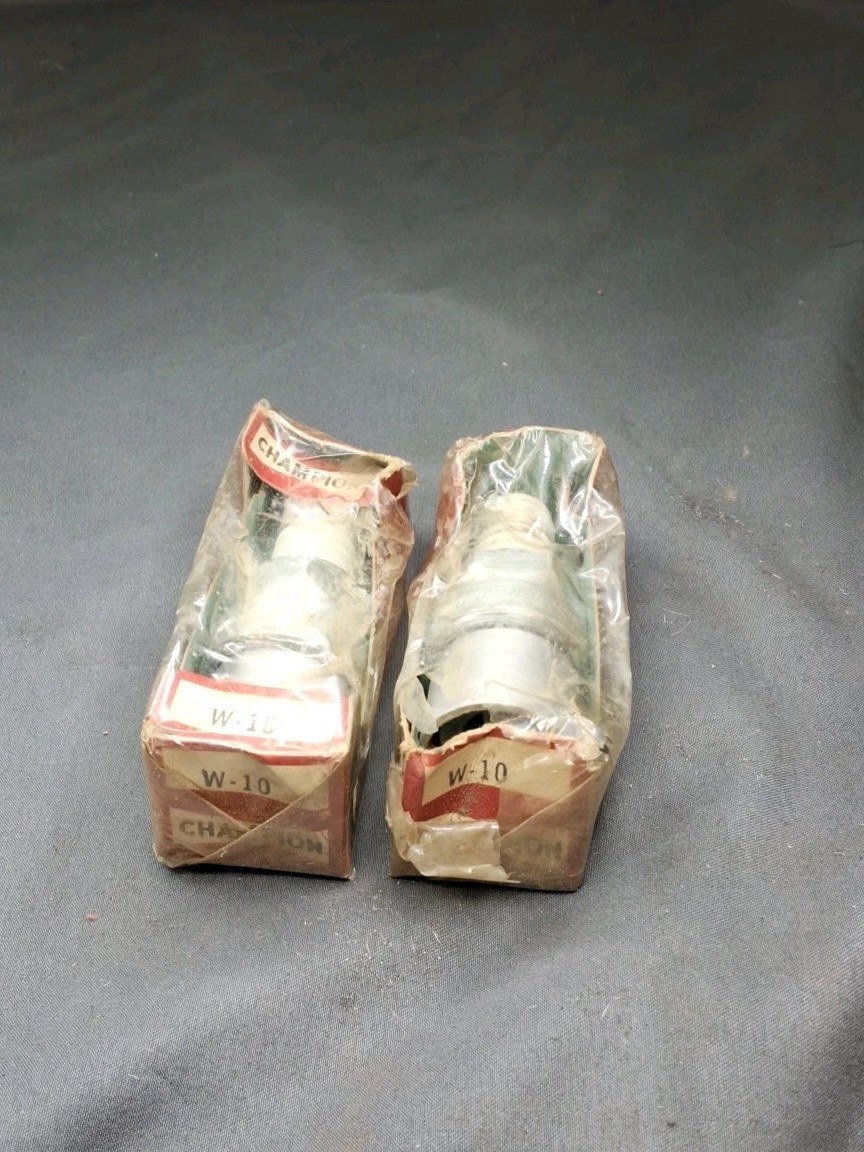 2 Champion W-10 Spark Plugs 