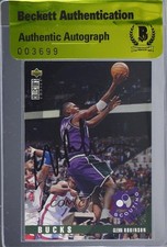BAS 1995-96 Collector's Choice Scouting Report Glenn Robinson #335 Authentic 3c7