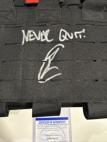 Robert O’Neill Signed US Military Tactical Vest Autographed Inscribed PSA DNA - Picture 2 of 5