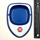 Vintage GULF OIL Metal Ashtray Excellent Condition Gas Service Station a341