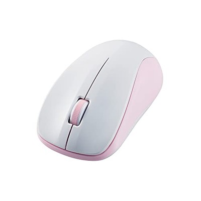 ELECOM Maus Kabellose Maus Bluetooth Leise 3 Tasten Größe M Antibakteriell Rosa