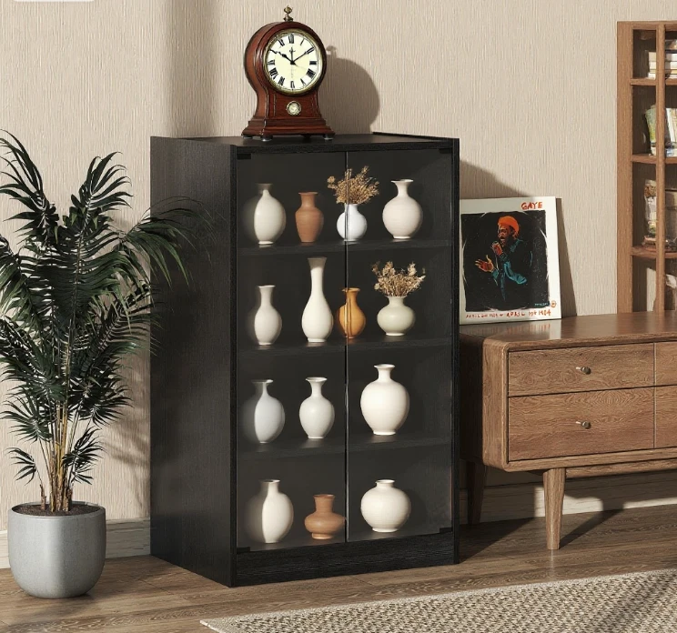 媒体柜,立体声柜,录音播放器支架带乙烯基唱片存储 — 第 3/4 张图片