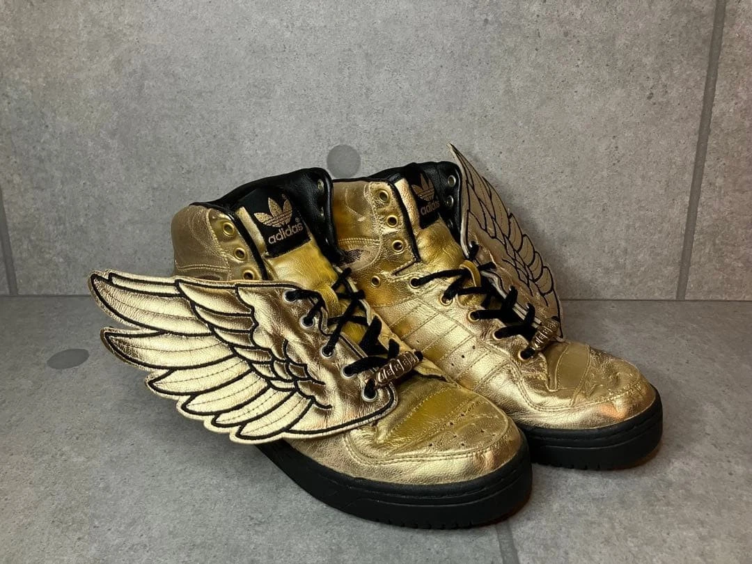 adidas Jeremy Scott x Wings 2.0 Gold Metallic Core Black for Sale