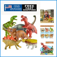 Fun & Educational Jumbo Dinosaur Figures - 6 Non-Toxic Toys for Young Explorers
