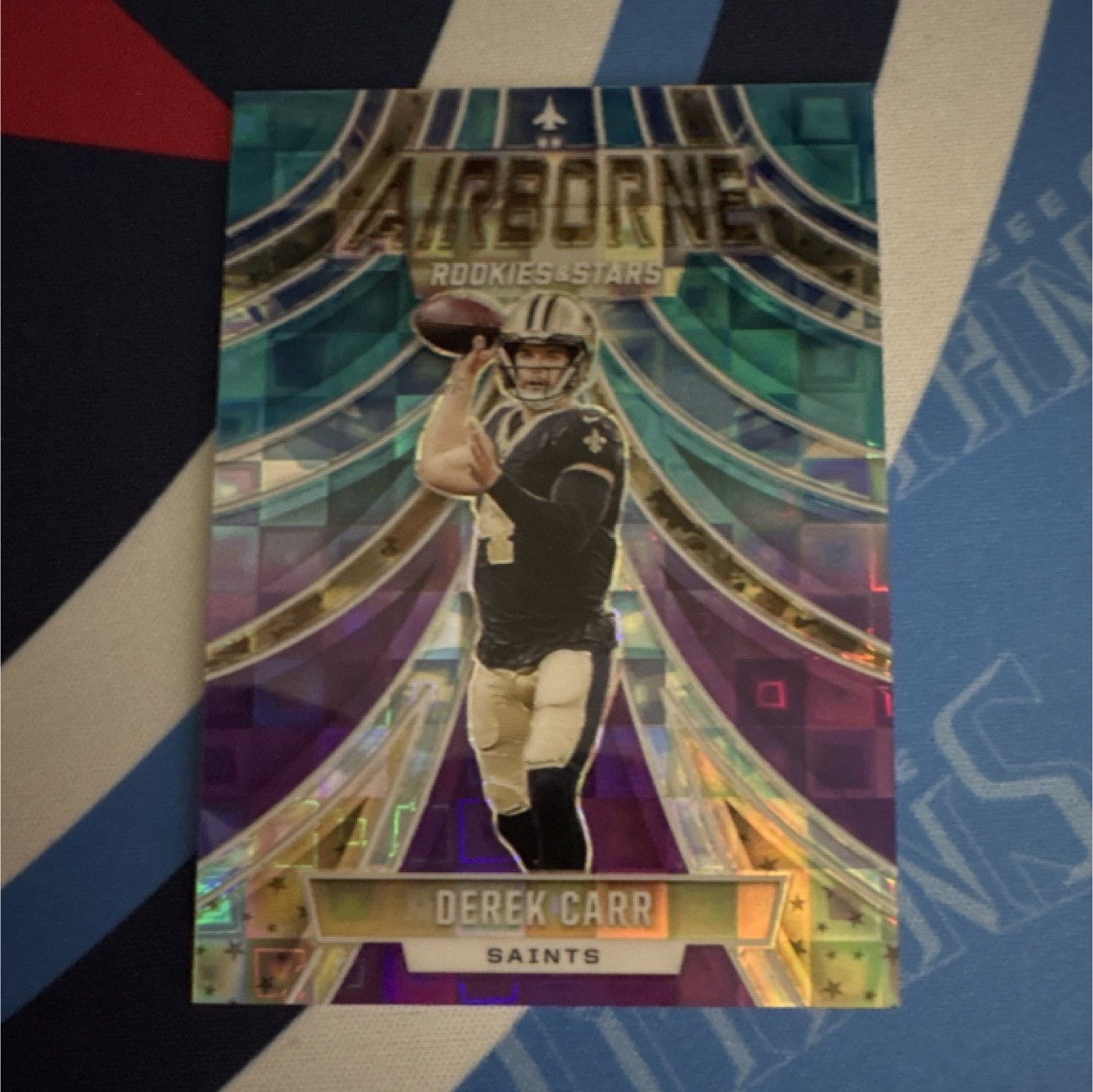 2024 Panini Rookies & Stars Airborne Pandora Derek Carr #A-DCR /135 Saints