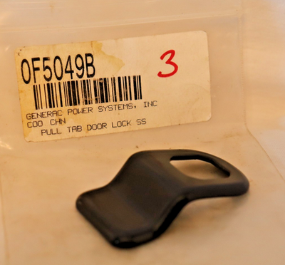 #ad 0F5049B Generac Pull Tab Door Lock Enclosure Generator Set Cabinet 0F5049 Genset $7.95