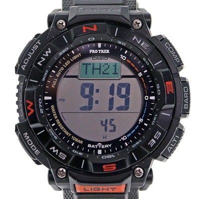 Casio PRO TREK PRG-340-1JF Diamond 14.6mm Box and Papers Wristwatch #KNW2316