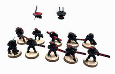Tau Fire Warriors and Drones Warhammer Tau Empire 40K Painted