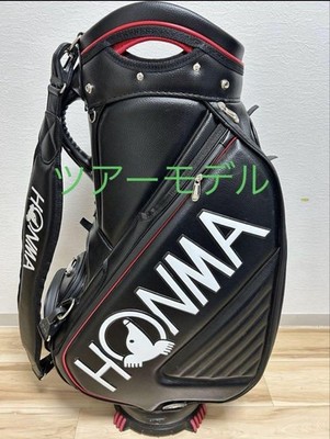 HONMA Tour Model Black 9.5 Type Cart Bag Golf Carry Caddy Bag Rare
