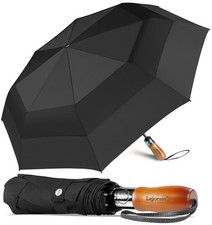 54inch Large Umbrella Auto Open Close with Folding Golf Size and 210T Dupont ...