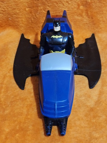 Rara Batmobile Mimetica Cavaliere Blu 2000 con Bat Jet e Figurina Batman - Danneggiata!!! - Foto 5 di 22