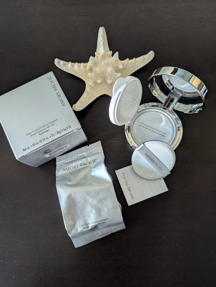 AmorePacific Color Control Cushion Compact SPF50+ 106 Medium (Pink) + Refill NIB - Image 2 of 4