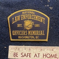 National Law Enforcement Officers Memorial Washington DC Patch