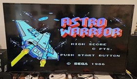 Sega Master Mark III Japan Astro Warrior 1986 G-1312 CIB Box & Manual Tested