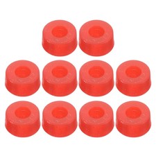 10Pcs Red Roller Skate Cushions PU Bushings for Comfort and Precise Control