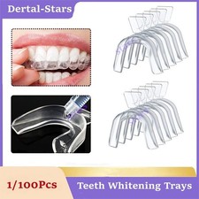 1/100 Dental Thermoforming Teeth Whitening Tray Teeth Moldable Mouth Guard Trays