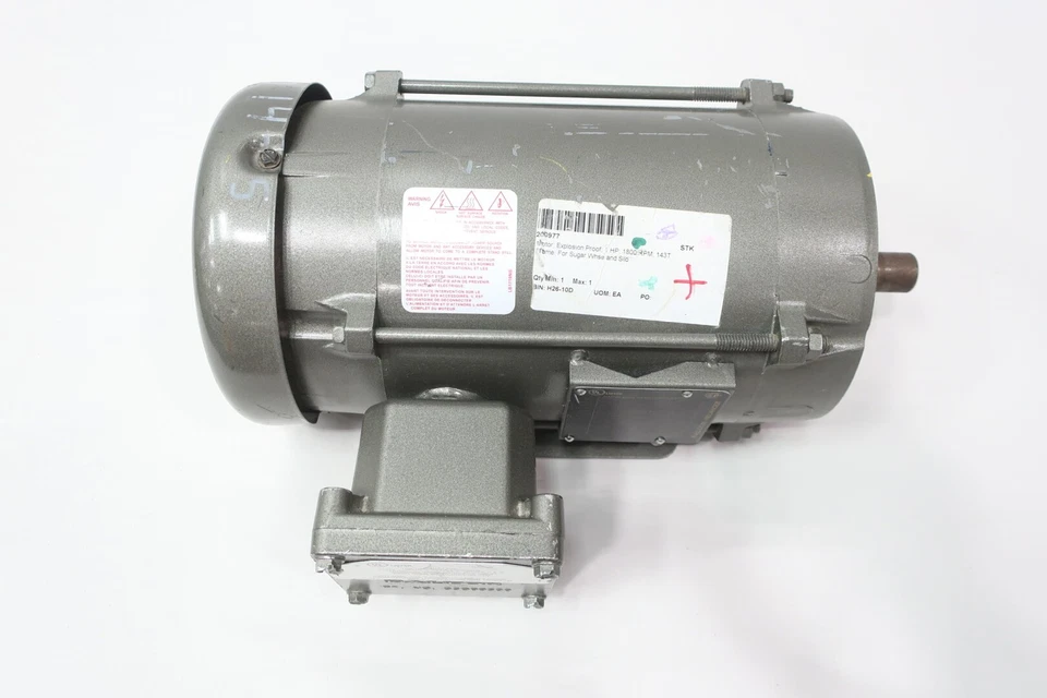 Baldor CEM7014T Ac Motor 1hp 3ph 143tc 460v-ac 1760rpm - Image 2 of 4