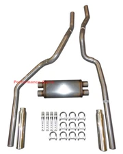 96-99 Chevrolet GMC Truck 5.7L Mandrel Dual Exhaust w/ Max Flow Muffler