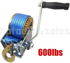 600lbs Polyester Strap Hand Winch Hand Crank ...