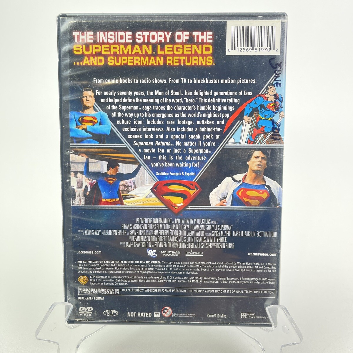Look Up in the Sky The Amazing Story of Superman DVD 2006