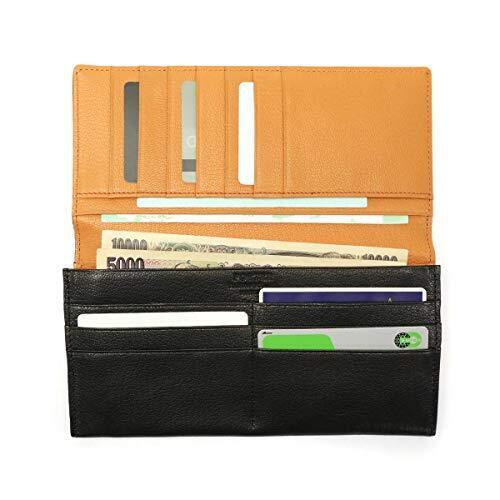 PORTER DOUBLE Long Wallet 129-06010 Brown x Orange NEW Made PORTER DOUBLE Long Wallet 129-06010 Brown x Orange NEW Made