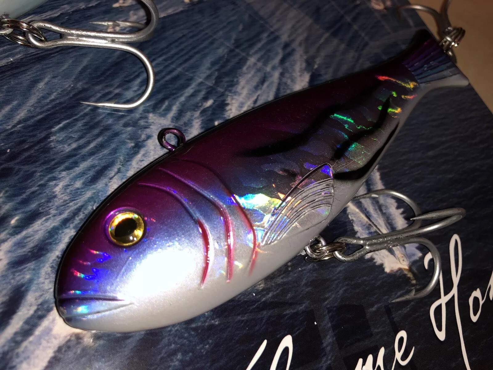 Set Of (2) Casting Plugs. (Holographic Wobblers Sinking Death! - Image 2