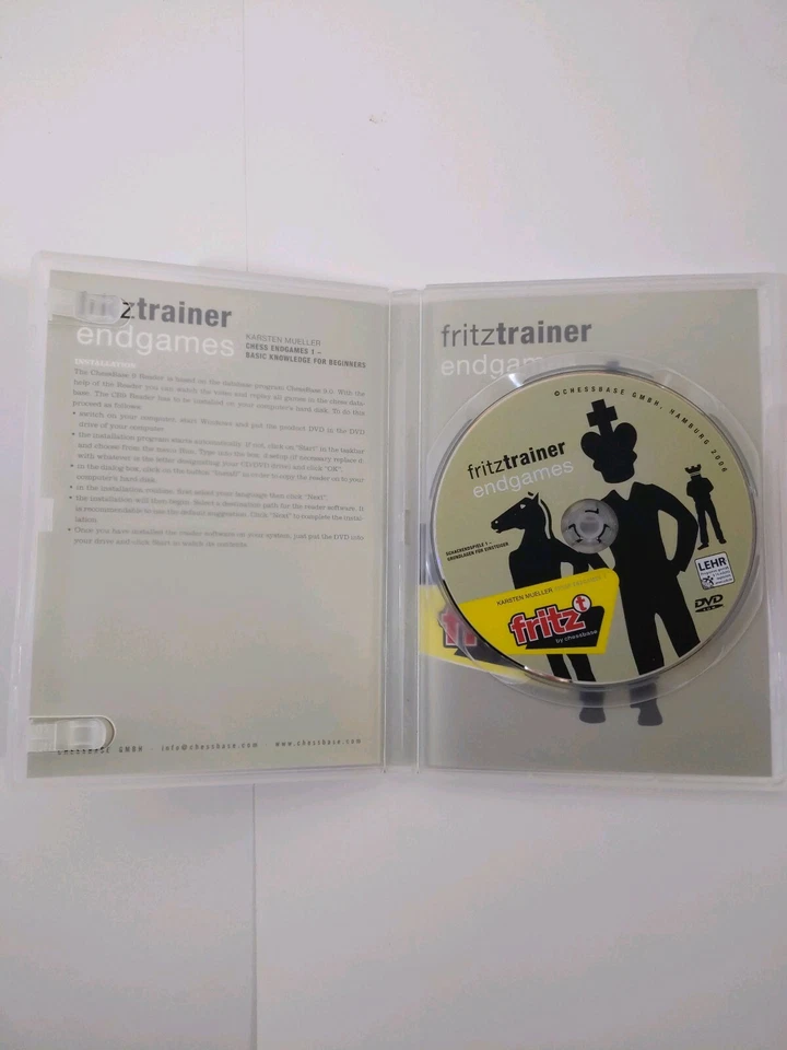 CHESS ENDGAMES Basic Knowledge for Beginners Karsten Muller VOLUME 1 Chessbase - Image 2 of 4