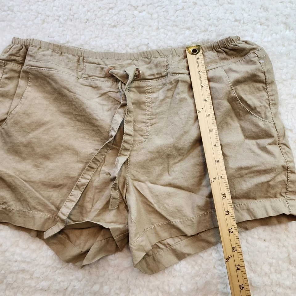 Corbata ligera Route 66 de lino 8 pantalones cortos caqui playa vacaciones verano Foto 2 de 4