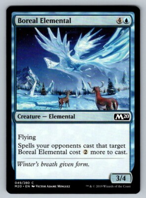 Boreal Elemental Magic The Gathering Core Set 2020 M20 MTG Card FREE SHIPPING !