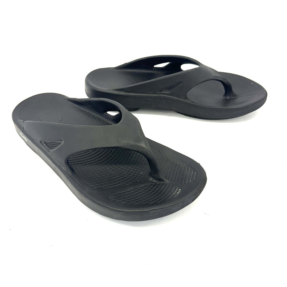 OOFOS OOriginal Recovery Thong Flip Flop Sandal Mens Size 13 Womens 15 Black Men main image 4