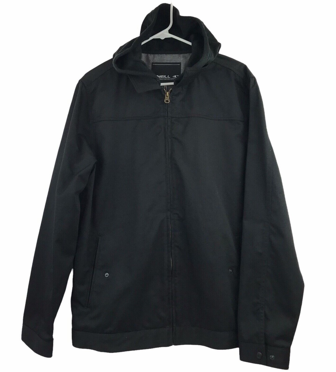 O'NEILL Santa Cruz Zip Trucker Jacket Mens L Cotton Canvas