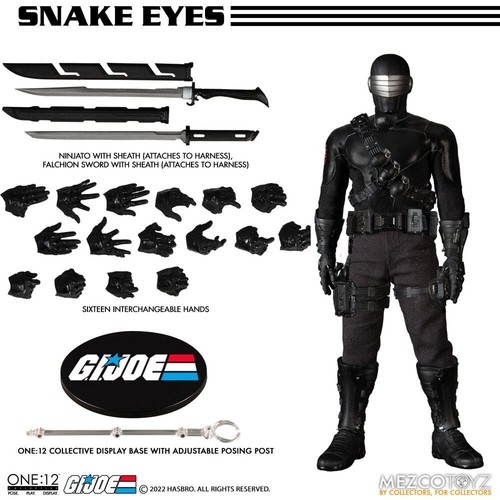 Mezco One 12 - Snake Eyes Deluxe Edition - G.I.Joe - Imagen 8 de 10