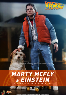 ホットトイズ　マーティ&アインシュタイン HotToys HT 1/6 Back to the Future Marty Dog Einstein MMS573 In