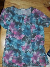 Grey's Anatomy - multicolor scrub top - Small