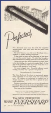 Vintage 1924 WAHL EVERSHARP Fountain Ink Pen Ephemera 1920's Print Ad