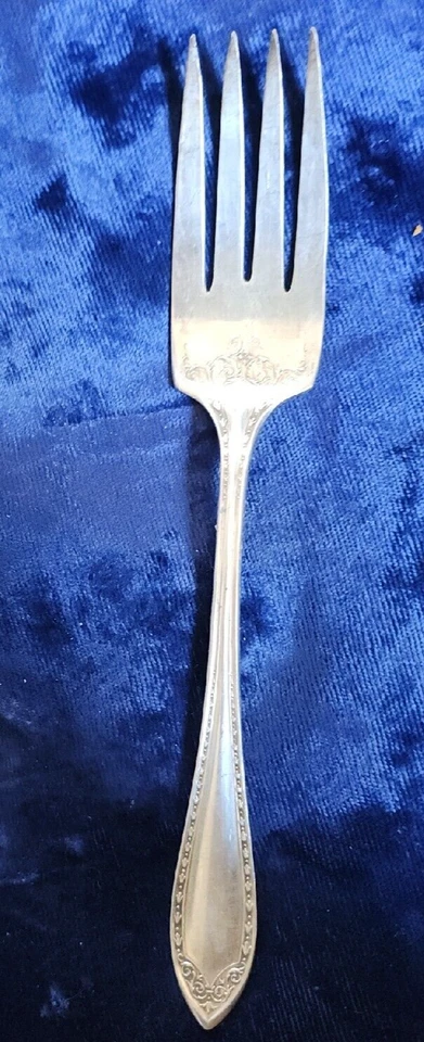 4 Community Silver Plate 1910 SHERATON Pattern Salad Dessert Forks Oneida - Image 4 of 4