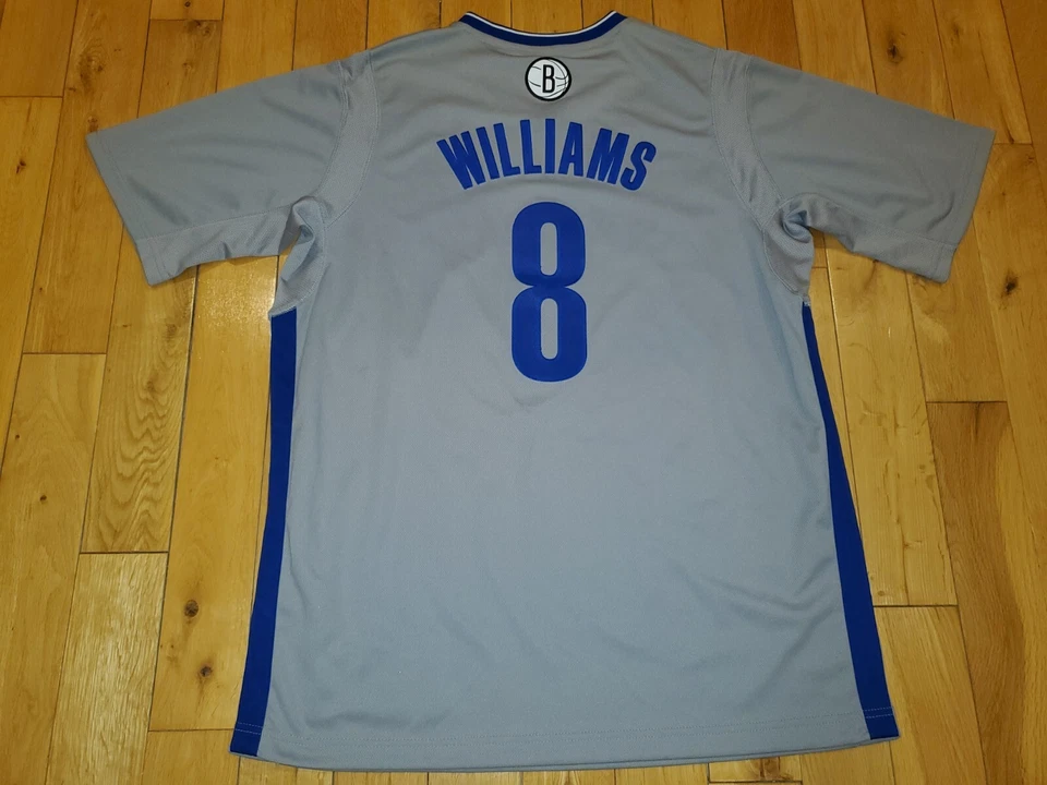 Nueva camiseta 2013 Adidas Deron Williams Brooklyn Nets Pride para hombre NBA Swingman Team Foto 2 de 4