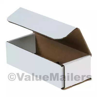 50 -  7x5x2 White Corrugated Shipping Mailer Packing Box Boxes