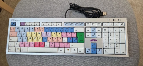Logic Keyboard Avid Media Composer Slim Line Tastatur USB Deutsch QWERTZ