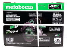METABO HPT C3607DBQ4 36V BRUSHLESS 7.25" CIRCULAR SAW "THE STUD" (BARE) - NEW!