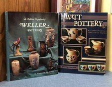 2 Pottery Books - Watt Pottery and Weller Pottery