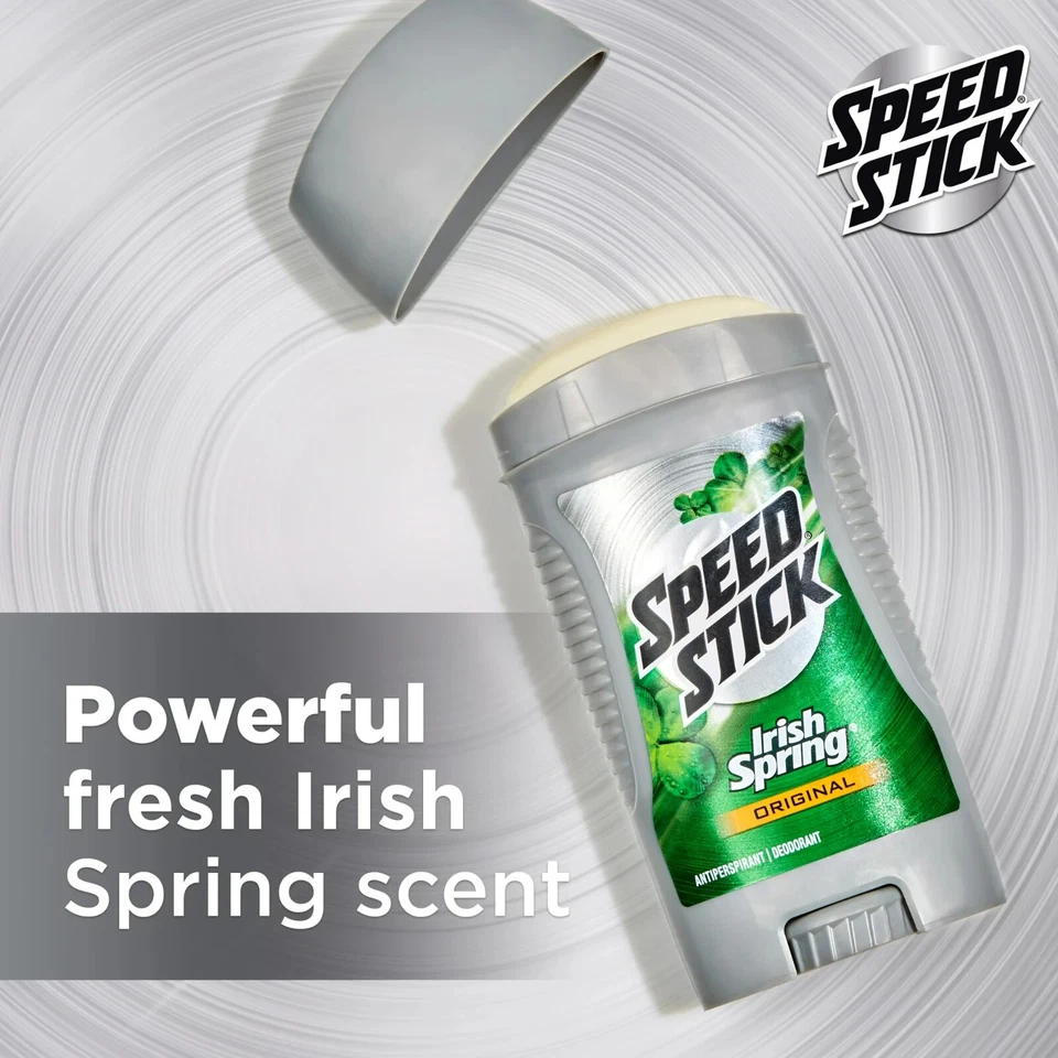 Lote 2 Speed Stick Desodorante Antitranspirante Original Irish Spring 2.7oz 12/2026 Foto 3 de 3