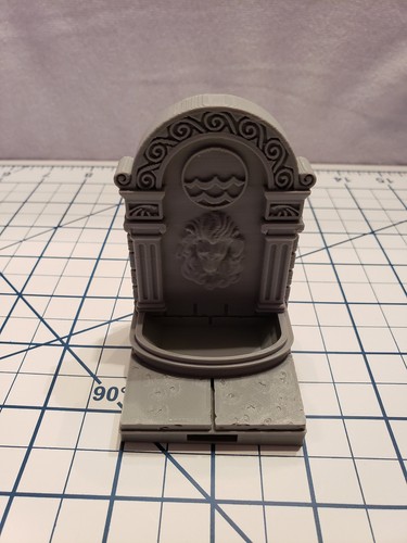 Wall Fountain Tile - OpenLock or DragonLock - Openforge - DND - Pathfinder - Dun - Picture 2 of 6