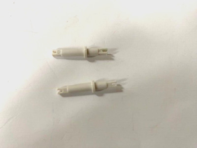 VEX Robotics Parts: 1-1/4'' White Pin Connector w/ Offset Center Ring - 2 Pcs