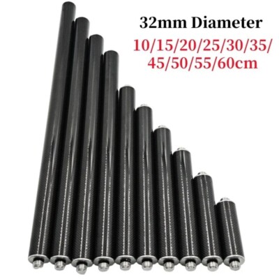 Carbon Fiber Pole Diameter 32mm 5/8 X 11 Thread Extend Pole Surveying Pole