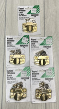 Fortress Keyed Window Locks for Wood Sash Windows WL-402 - NEW - Lot of 5