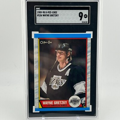 #ad #ad WAYNE GRETZKY 1989 90 O PEE CHEE #156 SGC 9 MINT $25.00