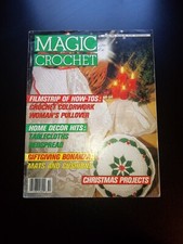 Magic Crochet Magazine, October 1990, No. 68, 36 Crochet Projects  Patterns